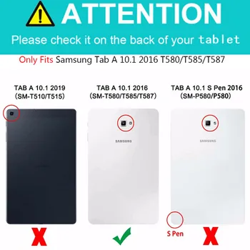 Samsung Galaxy Tab A6 10.1 2016 SM-T580 T585 T587 T580N luxusné retro flip kožené puzdro shockproof peňaženky karty stojan Tabletu kryt