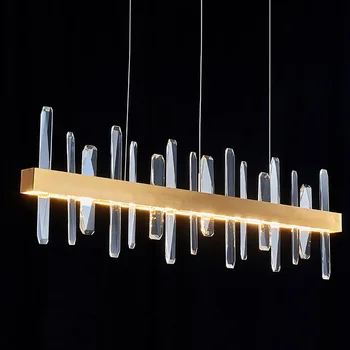K9 Crystal Luxusné LED Luster Osvetlenie v Obývacej Izbe, Reštaurácia, Bar Lustre 30W 40W Zlato Postmoderných Umenie Visí Lampa