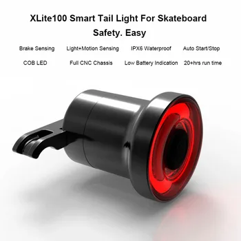 XLite100 Bicykel Zadné Svetlo Smart Auto Brzdy Snímania LED zadné svetlo svietidla USB Nabíjanie Cyklistické Mtb, Road Bike Svetlá Príslušenstvo