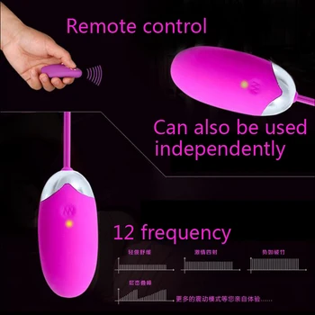 Sexuálne Produkty vibrátory USB nabíjanie Bezdrôtové Diaľkové ovládanie vibrátor 12-funkčné Vibračné vajíčko sexuálne hračky pre ženy, erotické hračky
