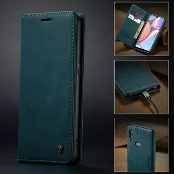 CaseMe Knihy Flip puzdro Pre Samsung A10s Retro Luxusné Peňaženky, Kožené A20s A30s A40s A50s A70s M30 A50 Kryt s Magnetickým Prípadoch