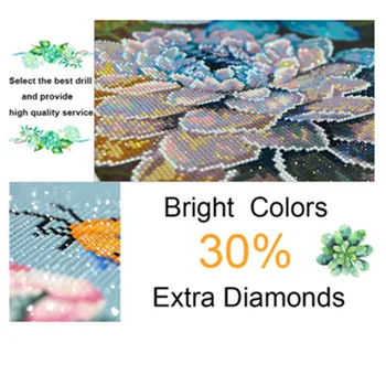 5D DIY diamond maliarske umenie výšivky maľovanie plný kruh, kvet mozaika domáce dekorácie diamond darček
