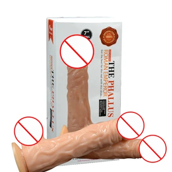 Mäkké Mäso Realistické Dildo s Prísavkou Bulík Veľký Umelý Penis pre Ženy Sexuálne Hračky Žena Masturbator Dospelých Sex Produkt