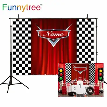 Funnytree závod tému fotografie opony narodeniny pozadí auto pozadie ikony banner dieťa, Detské fotografie photozone photophone