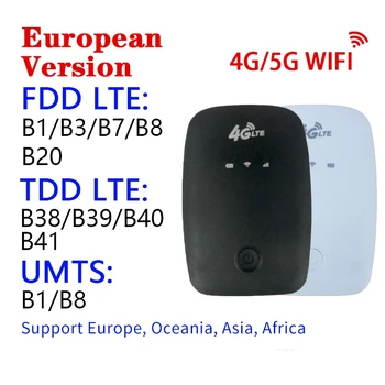 4G LTE MiFi Router Prenosné MiFi 150Mbps 2100MAh Mobile WiFi Hotspot Auto Wi-Fi Router s Slot Karty Sim