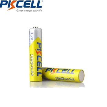 8PCS PKCELL 1000mah AAA 1.2 v, NIMH AAA nabíjateľné batérie NI-MH 3A batérie nabíjateľná batéria