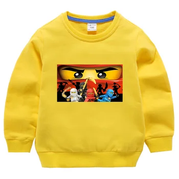 2019 Letné Deti Chlapci T-shirt Ninja Ninjago T Košele, Deti, Oblečenie Bavlna Top Tees Chlapci Dievčatá Cartoon Kostým 3-13y Hoodie