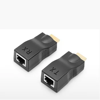 Ingelon RJ45 4k 1080P HD 3D 30 M 98ft HDMI Extender Siete Ethernet Adaptér Podpora HDMI 2.0 4k S HDCP Pre PC Podpora