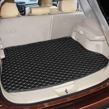 Kožené Kufri Rohože pre Audi A4 B9 8W 2016-2020 Avant Estate Vozeň batožinového priestoru Boot Mat Líniové Pad Cargo Líniové 2017 2018 2019