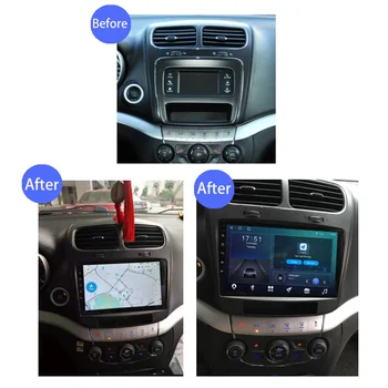 Smart Auto, Rádia, Rádio s navigáciou GPS Navigácie, Multimediálny Prehrávač, Android 9.0 2 Din pre Dodge Journey Fiat Skok 2012-2020