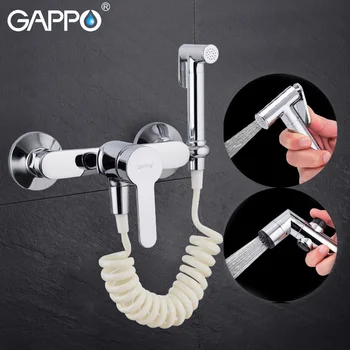 Gappo vaňa, batérie, bidet batérie, ručné sprchy Kúpeľňa bidetová sprcha nastaviť Sprchové batérie, wc bidet Mosadz wall mount vaňa klepnite