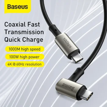 Baseus USB 3.1 Typ C Kábel Typ C Typ d PD 100W Rýchle Nabíjanie 4.0 USB C Kábel pre MacBook Pro 4K HDMI Kábel Typu C Kábel