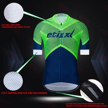 Najnovšie 2020 Vysokej Kvality krátky rukáv cyklistika dres Priedušná oka textílie race fit maillot cyklistické cestné cyklistické oblečenie mužov
