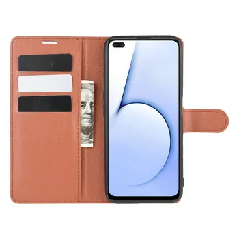 Pre Oppo Realme X50 5G Luxusnej Kože Flip puzdro pre Realme X50 Pro 5G Kryt Telefónu Peňaženky prípade so Stojanom