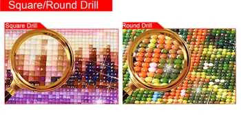 Plnej 5D Diy Square/Round-Diamond maľovanie Krásny tanec 3D Diamond Maľovanie na Kamienky Maľby, Výšivky D5
