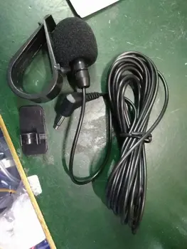 Vozidlo Externý Mikrofón Auto Rádio Stereo Mikrofón pre GPS Hráč Povolené Audio DVD 3,5 mm Bluetooth