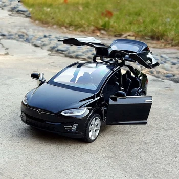 Doprava zadarmo New1:32 Tesla MODEL X MODEL3 Zliatiny Modelu Auta Diecasts & Hračky autíčka Dieťa, Hračky Pre Deti, Darčeky Chlapec Hračka