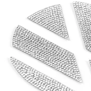 Diamond Bling Drahokamu Čelo Znak, Odznak Nálepky Výzdoba pre VW Volkswagen Bora-2019