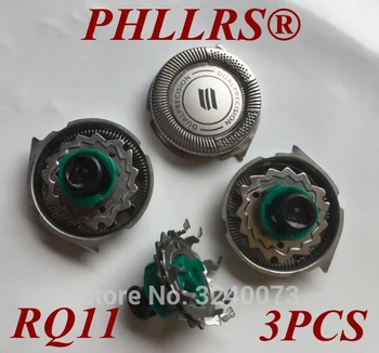 3ks RQ11 Nahradiť hlavu razor blade pre Philips holiaci strojček RQ10 RQ12 RQ32 RQ1151 RQ1155 RQ1190 RQ1131 RQ1141 RQ1145 RQ1150X RQ1160X