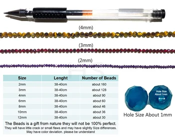 Prírodné Farebné Agates Malé Tvárou Kolo Voľné Korálky Liečivú Energiu Kameňa DIY Šperky Čo Náramok, Náhrdelník 2 mm 3 mm 4 mm
