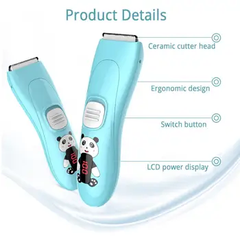 Elektrické Hair Clipper Set USB Nízka Hlučnosť Vlasov Zastrihávač na Vlasy Rezací Stroj S 3KS Sprievodca Stierky, Baby, Deti, Kaderníctvo Vlasy Shavin
