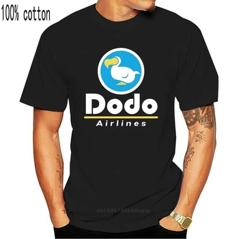 Dodo Airlines Logo Nové pánske T-Shirt Bavlna Vzor Krátke Letné Rukáv Animal Crossing Bežné Tričko Darček Topy