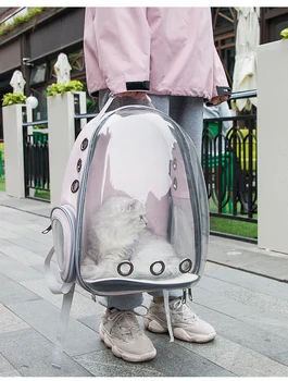 Priedušná Pet Taške Gatos Pes, Mačka Bag Košík Prenosné Vonkajšie Cestovné Cat Batoh Výkon Klietky Domáce Zvieratá Mascotas