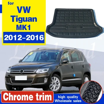 Cargo Rohože Pre VW Volkswagen Tiguan 2012-2016 Zadný Kufor Líniové Boot Zásobník Podlahové Chránič 2012 2013