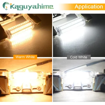 Kaguyahime R7S LED Žiarovka 78 mm 118mm 135 mm AC 220V 110V Kukurica Stmievateľné Lampa SMD2835 Nahradiť Halogénová Lampa LED Svetlomet Bodové Svetlo