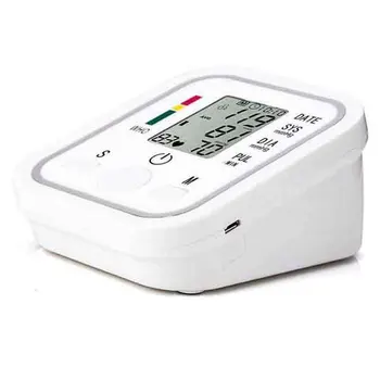 Homeuse Zdravotnej Starostlivosti Digitálny Lcd Hornej končatiny Krvný Tlak Monitor Srdcového Rytmu Automatický Merač Stroj Sfigmo pulsometer
