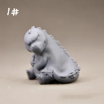 Pôvodné boky super roztomilý zábavné Q verzia nevyfarbené Monster zvierat figúrka model obrázok Hračky zberateľská Vianočný Darček