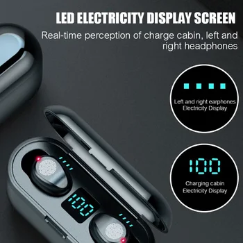 Bluetooth V5.0 Slúchadlá Bezdrôtové Slúchadlá Stereo Športové Bezdrôtové Slúchadlá Slúchadlá slúchadlá 2000 mAh Energie Pre iPhone Xiao