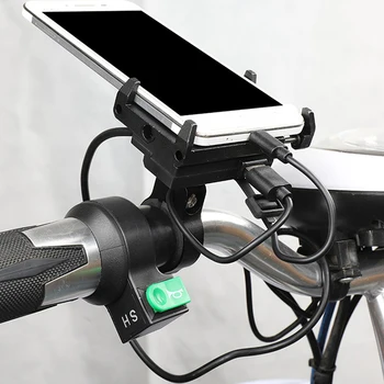 GUB G 85E Požičovňa Držiaka Telefónu s USB Nabíjačka Hliníkovej Zliatiny Cestnej Bike MTB Smartphone Stojan Chargable Riadidlá Telefón Držiak
