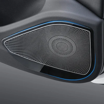 CarManGo Nehrdzavejúcej Auto Dvere Auta Audio Reproduktor Zvuk Reproduktora Kryt Výbava Nálepky Accessorie Na Audi A4 A5 S4 S5 B9 2017-2020