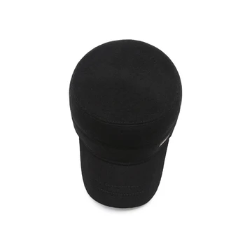 2021 Nové Vlnené Black Hat Vojenské Zimné Klobúk Spp pre Mužov Otec Klobúk Ucho, Vysoká Kvalita Nastaviteľné Klasické Muži Spp
