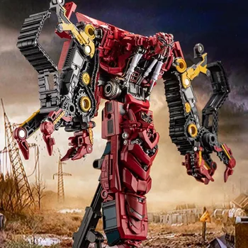 MT Hračky Akcie Obrázok Hračky MT01 MT-01 Die Cast Kovové Rozšírenej Buldozér Revúci Devastator Červená Robot Deformácie Transformácie