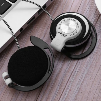 Univerzálny 3,5 mm Konektor Káblové pripojenie HIFI Stereo Kovové Káblové Slúchadlá Ťažké Basy Headset Over-ear Nastaviteľné Ucho slúchadlo telefónu