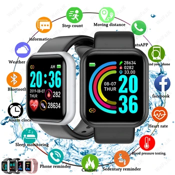 2021 Smartwatch Muži Ženy Bluetooth Smart Hodinky Krvného Tlaku, Tepovej frekvencie Pre iPhone Android Športové Fitness Náramok