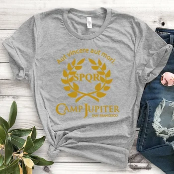 Ženy Tábor Jupiter dvojakej Krvi Percy Jackson Telocvični T-Shirt Grafické T Košele Goth Nadrozmerné Tričko pre Ženy