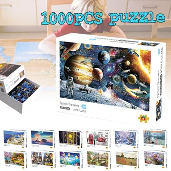 Puzzle 1000 Kusy Obrazová Kvalita Papiera Montáž Puzzle Pre Dospelých, Deti, Deti Puzzle Hry, Vzdelávacie Hračky Pre Chlapcov, Dievčatá