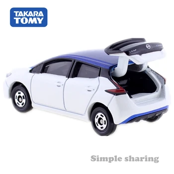Takara Tomy TOMICA Č. 93 Nissan Leaf Model Auta 1/63 Elektrická Hračka Auto Plesne Diecast Miniatúrne Automobilový Zberateľstvo