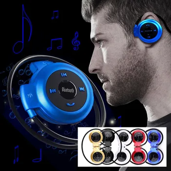 10m Módne Slúchadlá Bezdrôtové Bežecké Športy, Bluetooth 4.0, Headset Stereo Slúchadlá MP3 Hudby Nabíjateľná FM Rádio