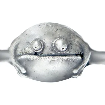 925 Silver Autor pôvodného ropucha žaba úst pár krúžok unikátne tvorivé výtvarné plavidlá kúzlo značky šperky