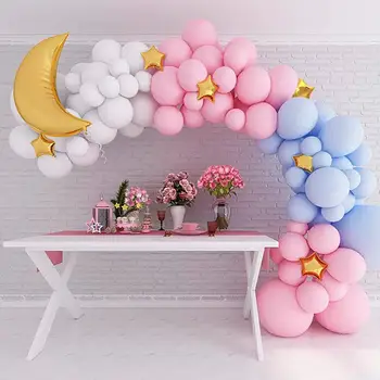 QIFU Macaroon balóny Garland Latex Balónikov Arch Happy Birthday Party Dekor Deti, Dospelých Svadobné Baloon Reťazca Baby Sprcha Balon