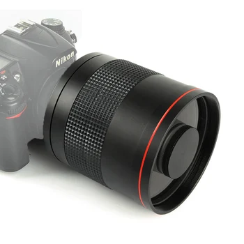 Lightdow 900 mm kláves F8.0 Super Teleobjektív Zrkadlový Objektív Objektív Kamery+ T2 Mount Adaptér Krúžok pre Canon Nikon Pentax Sony DSLR Fotoaparáty