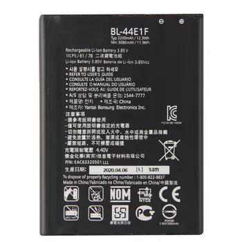 Originálne Náhradné Batérie BL-44E1F Pre LG V20 H990N F800 Autentické Telefón Batérie 3200mAh