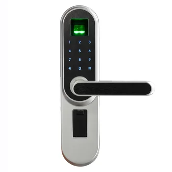 LACHCO Biometrických Elektronických Dverí Zamky Smart , Kód, Zadajte Dotykový Displej Digitálny Heslo Odtlačkov prstov Zámok pre Domáce Kancelárie A18013FB