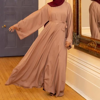 Eid Mubarek Abaya Dubaj Turecko Moslimskou Módne Šaty, Hidžáb Kaftan Islam Oblečenie Šaty Pre Ženy Vestidos Župan Musulman De Režim