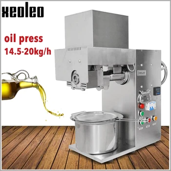 XEOLEO Olej stlačte stroj Olej pätky Obchodné Arašidový olej extractor stroj pre sezamový/Melón semien/Repkový/ľan/orech 1250W