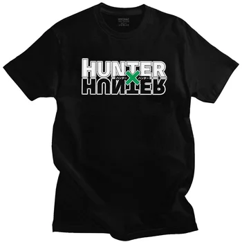 Hunter X Hunter Mužov Tshirt Pre-zmenšiť Bavlna Japonsko, Anime, Manga, Čaj Módne Topy HXH T Shirt Krátkym Rukávom Letné T-shirt Oblečenie